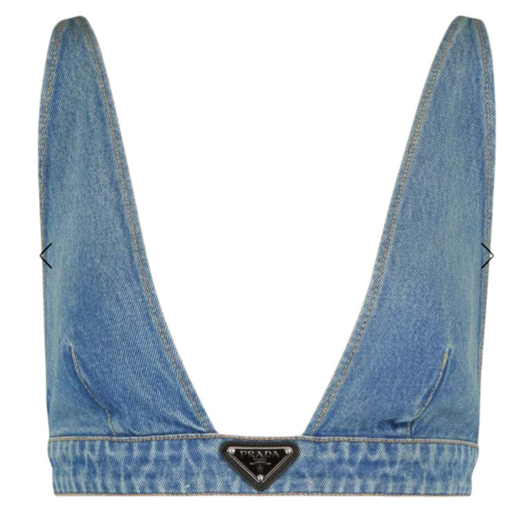 COSTUME - PRADA TOP BLU