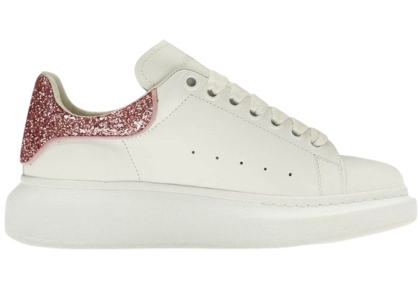 SCARPE - ALEXANDER MCQUEEN OVERSIZE BIANCO ROSA GLITTER