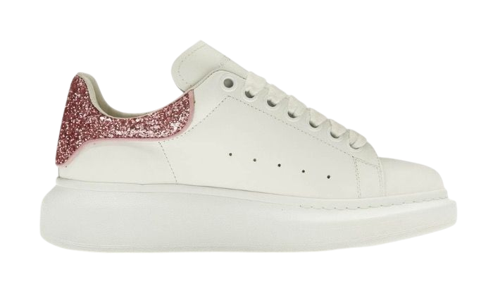SCARPE - ALEXANDER MCQUEEN OVERSIZE BIANCO ROSA GLITTER