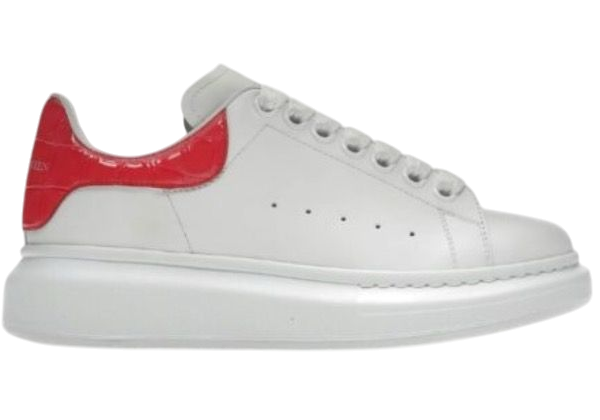 SCARPE - ALEXANDER MCQUEEN OVERSIZE ROSA GOFFRATO CROCO