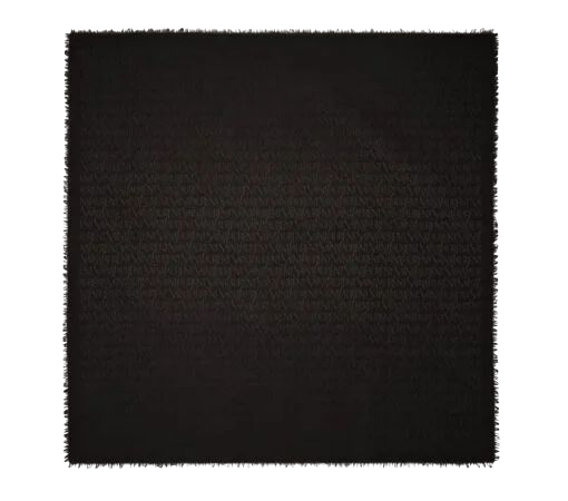 SCIARPA - SAINT LAURENT GRANDE FOULARD QUADRATO IN SETA E LANA JACQUARD