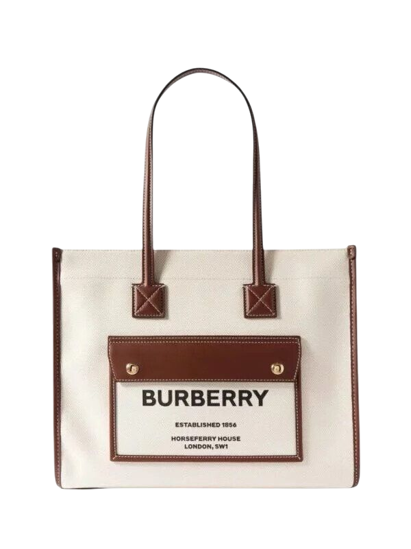 BORSA - BURBERRY FREYA TOTE CREMA