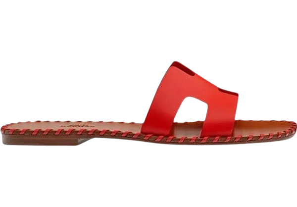 SANDALI - HERMÈS LADIES ORAN ROSSO