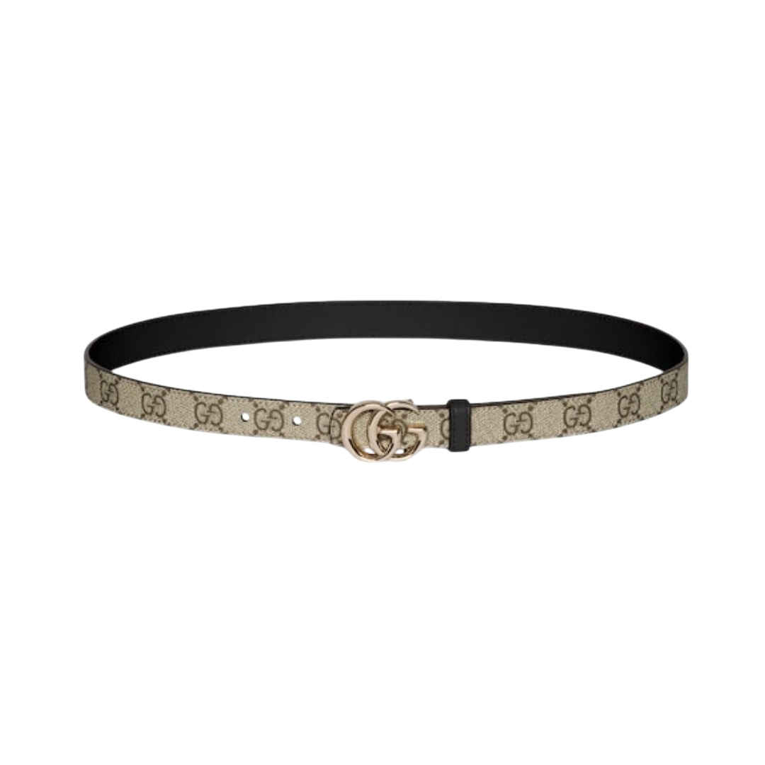 CINTURA - GUCCI SOTTILE REVERSIBILE MARMONT