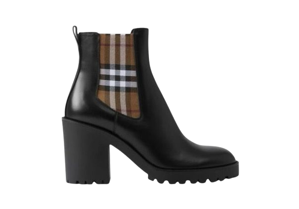 STIVALI - BURBERRY CON PANELLI CHECK