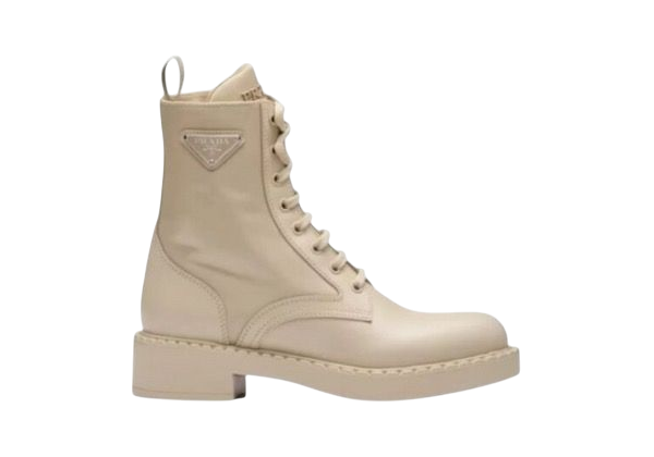 STIVALETTI - PRADA MONOLITH BEIGE