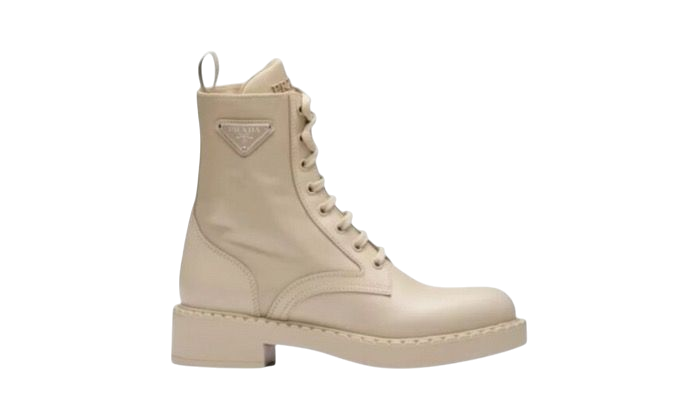 STIVALETTI - PRADA MONOLITH BEIGE