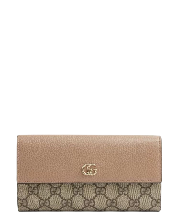 PORTAFOGLIO - GUCCI MARMONT MARRONE/BEIGE