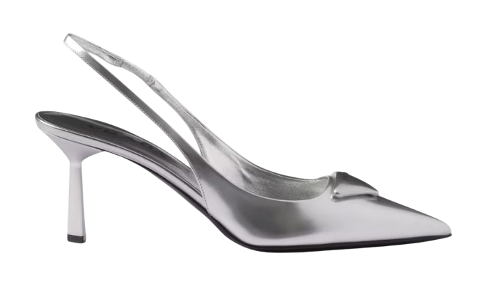 TACCHI - PRADA DÈCOLLETÈ SLINGBACK IN MV METALLIZZATA