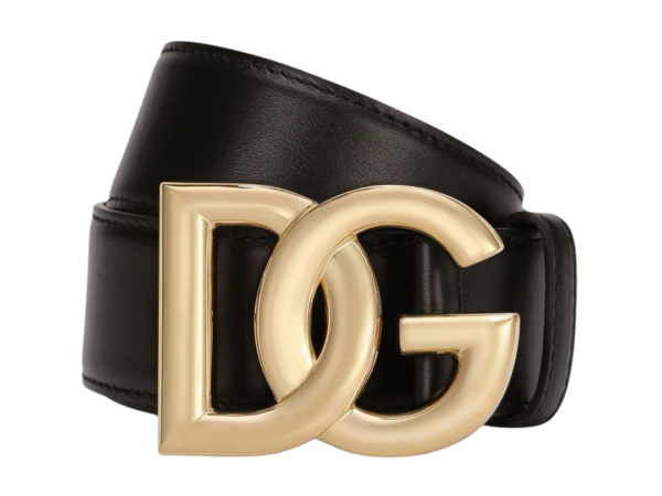 CINTURA - DOLCE & GABBANA IN VITELLO CON LOGO DG