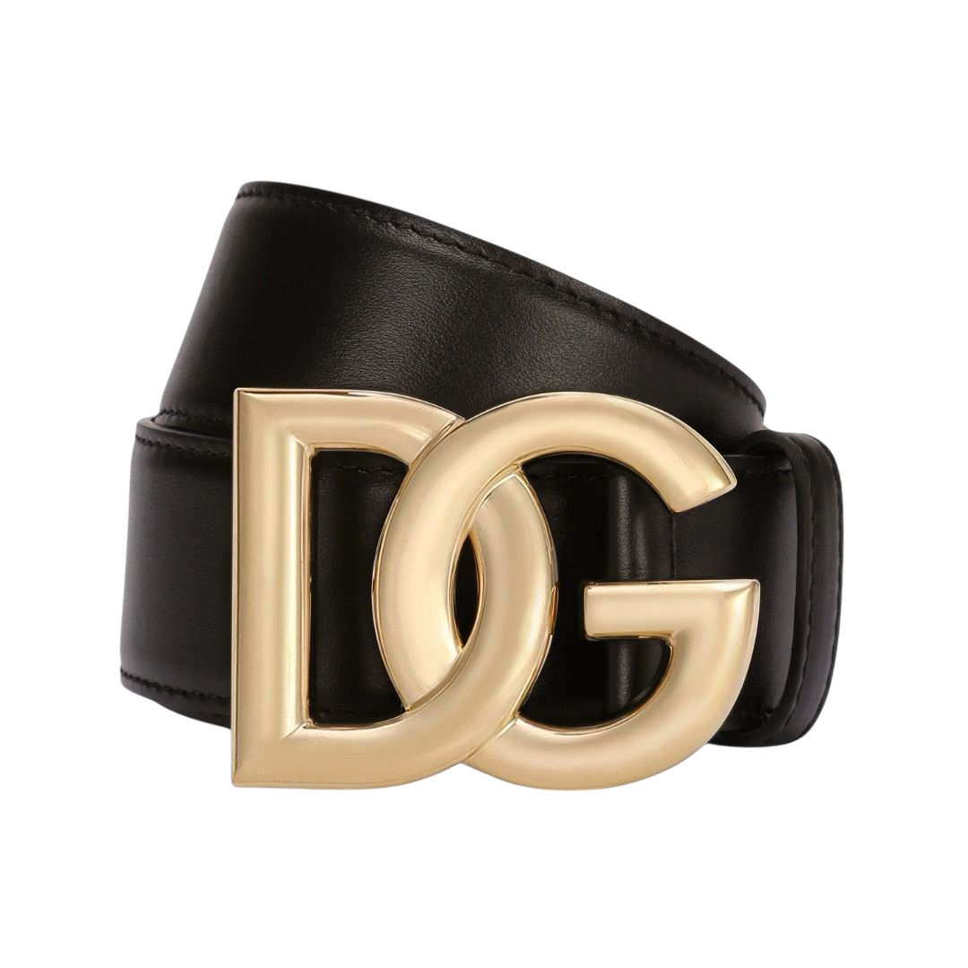 CINTURA - DOLCE & GABBANA IN VITELLO CON LOGO DG