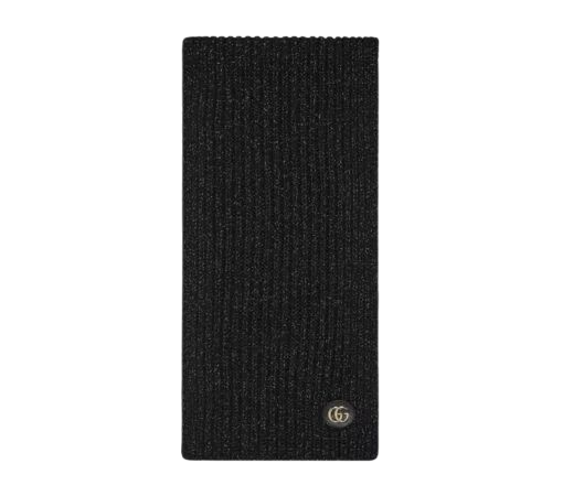 SCIARPA - GUCCI LAVORATA A MAGLIA IN LANA CON MOTIVO A TRECCE