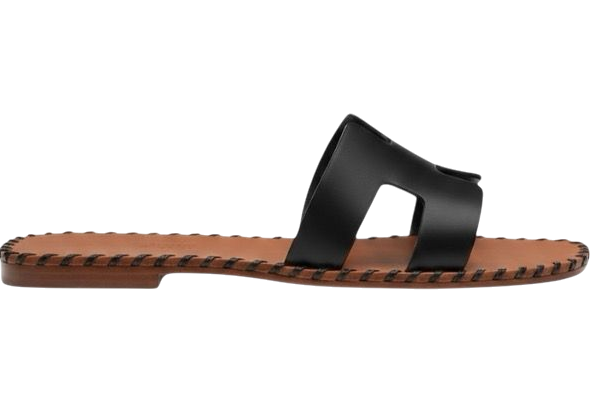 SANDALI - HERMÈS LADIES ORAN NERO