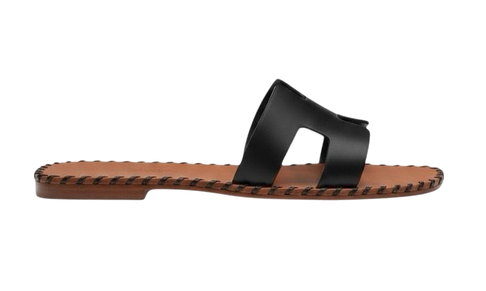 SANDALI - HERMÈS LADIES ORAN NERO