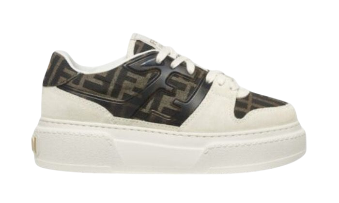 SCARPE - FENDI BASSE CANVAS E SUEDE
