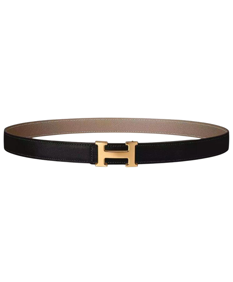 CINTURA - HERMES 30 MONTAIGNE MARRONE/NERO