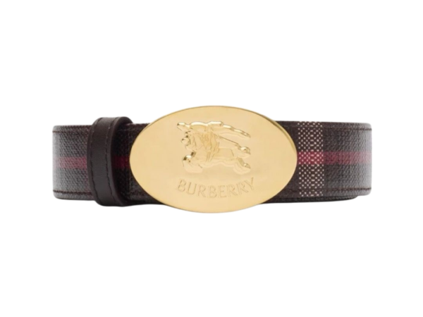 CINTURA - BURBERRY KNIGHT STAMP CHECK REVERSIBILE