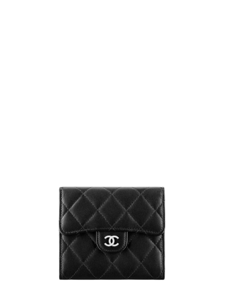 PORTAFOGLIO - CHANEL CLASSIC NERO/ARGENTO