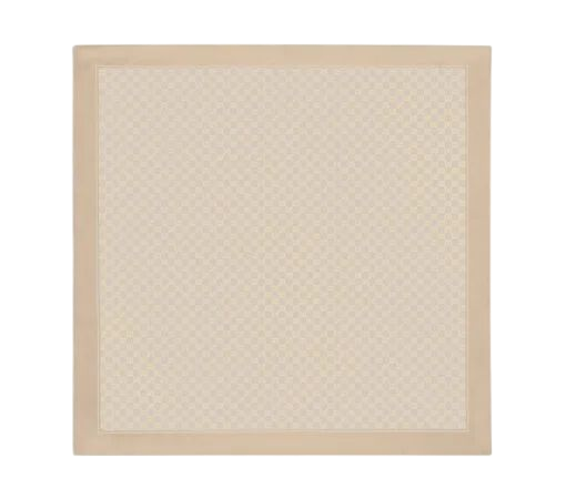 FIOCCO DA COLLO - GUCCI QUADRATISCHER SEIDENSCHAL AUS WEIBER SEIDE