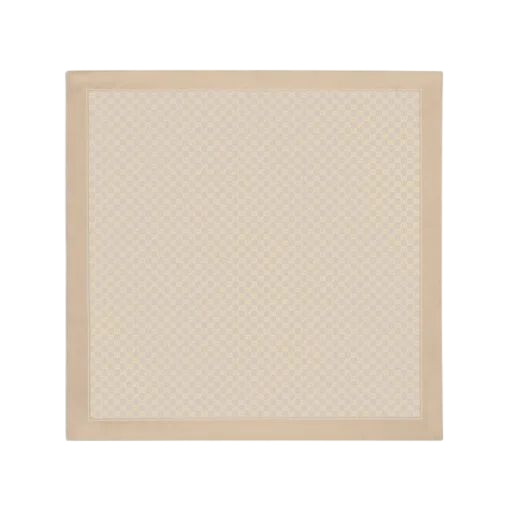 FIOCCO DA COLLO - GUCCI QUADRATISCHER SEIDENSCHAL AUS WEIBER SEIDE