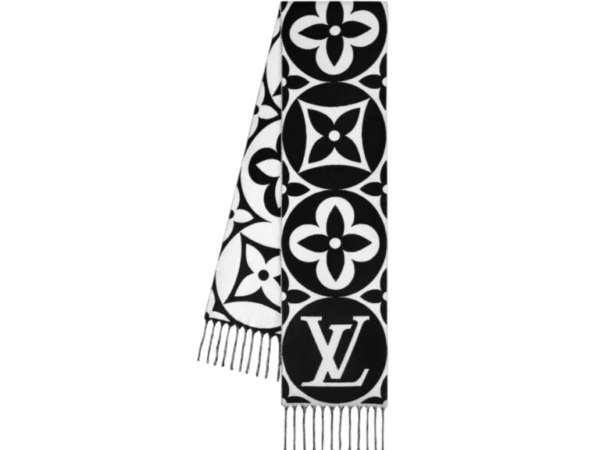 SCIARPA - LOUIS VUITTON MEDAILLON NERO