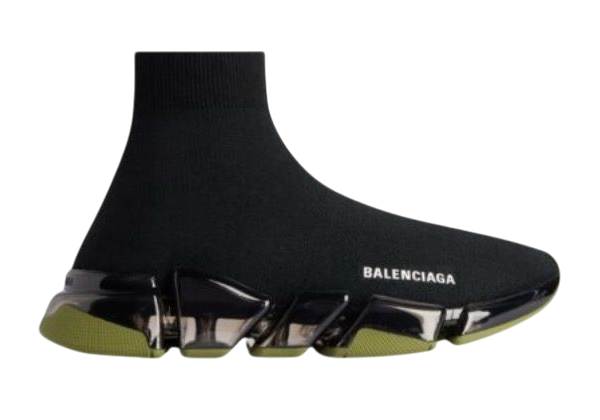 SCARPE - BALENCIAGA SPEED TRAINER NERO/KAKI