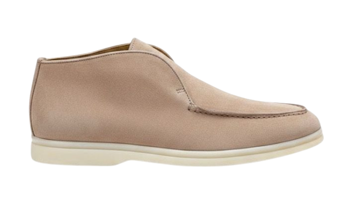 SCARPE - LORO PIANA SLIP-ON IN CAMOSCIO