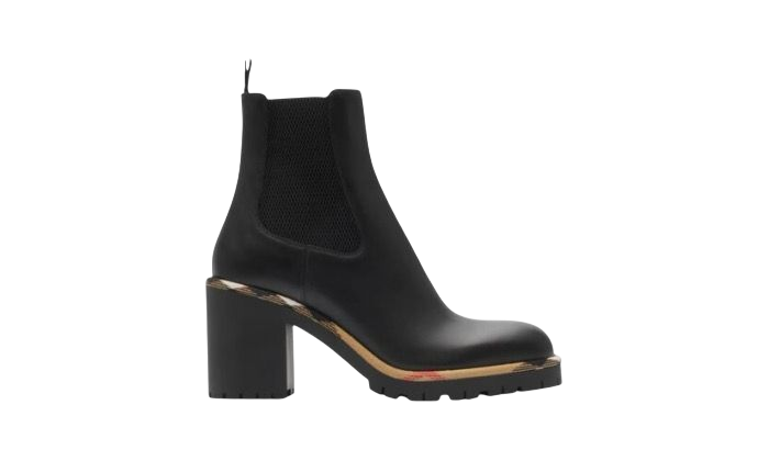 STIVALI - BURBERRY CHELSEA IN GRAVEL NERO