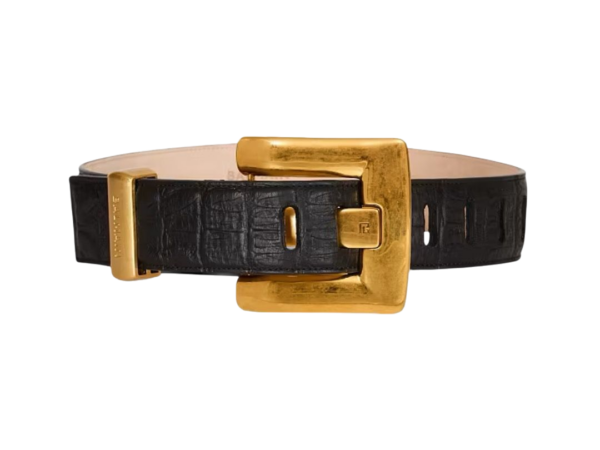 CINTURA - BALMAIN ANTHEM EFFETTO COCCODRILLO