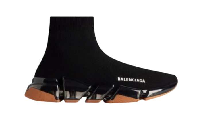 SCARPE - BALENCIAGA SPEED TRAINER NERO/ARANCIONE