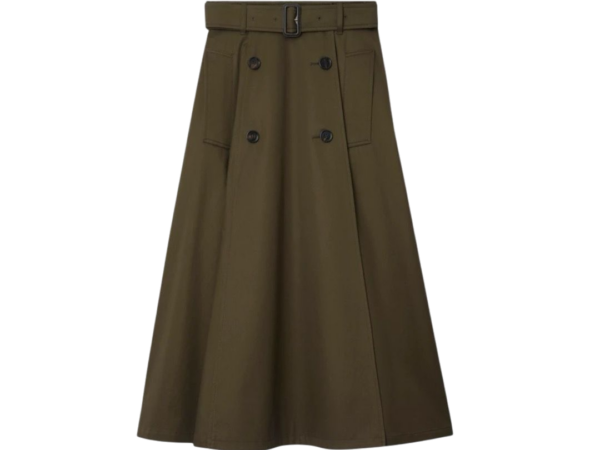 GONNE - BURBERRY TRENCH MIDI IN GABARDINE