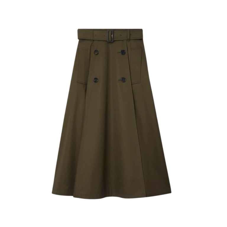 GONNE - BURBERRY TRENCH MIDI IN GABARDINE