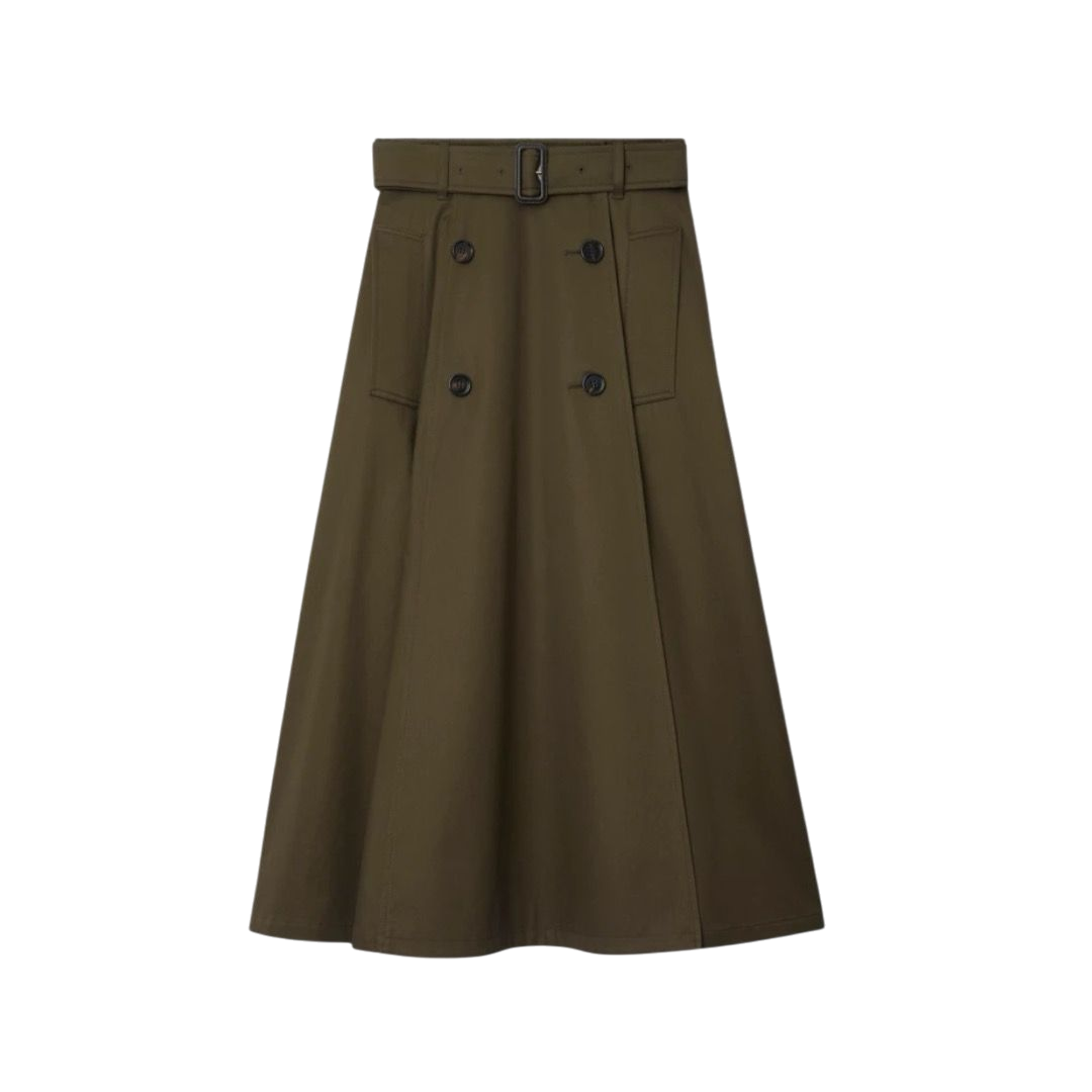 GONNE - BURBERRY TRENCH MIDI IN GABARDINE