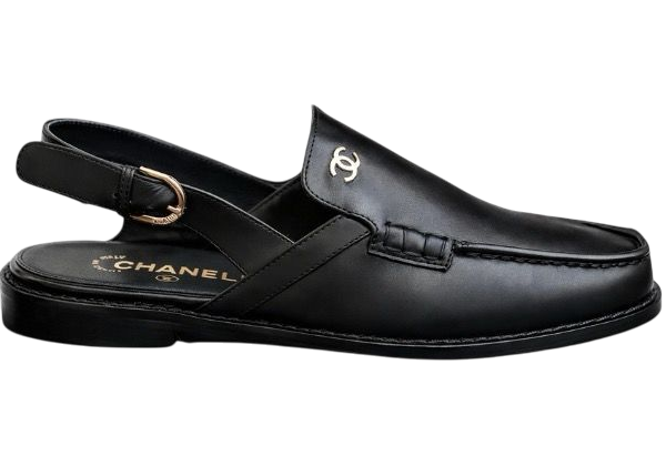MOCASSINO - CHANEL SLINGBACK NERO