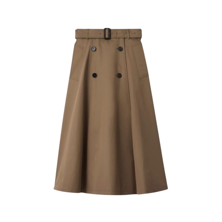 GONNE - BURBERRY TRENCH MIDI IN GABARDINE