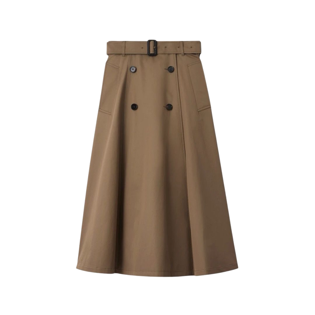 GONNE - BURBERRY TRENCH MIDI IN GABARDINE