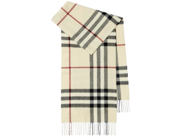 SCIARPA - BURBERRY CHECK IN CASHMERE