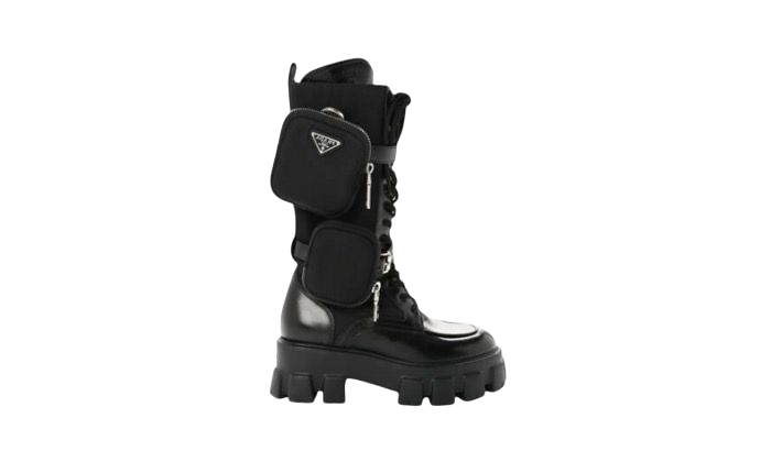 STIVALETTI - PRADA RE-NYLON NEVE COMBAT MONOLITH