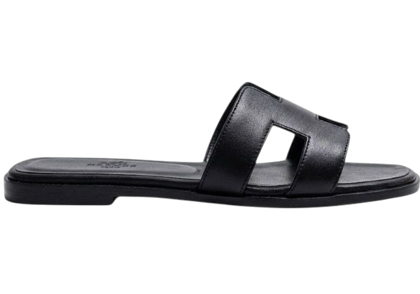 SANDALI - HERMÈS MULE ORAN IN MV NERO