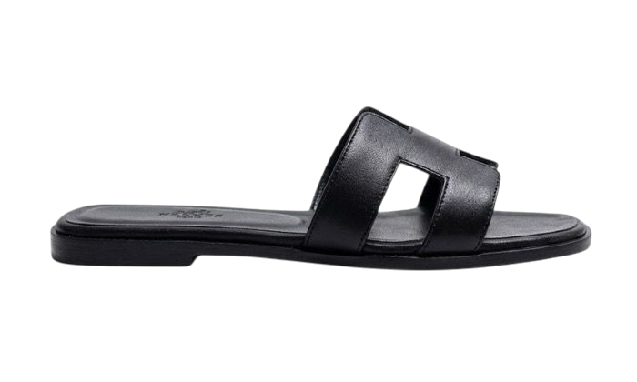 SANDALI - HERMÈS MULE ORAN IN MV NERO