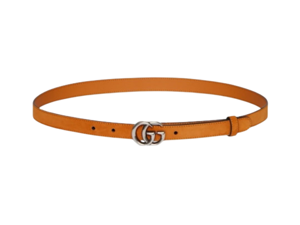 CINTURA - GUCCI SOTTILE MARMONT ARANCIONE