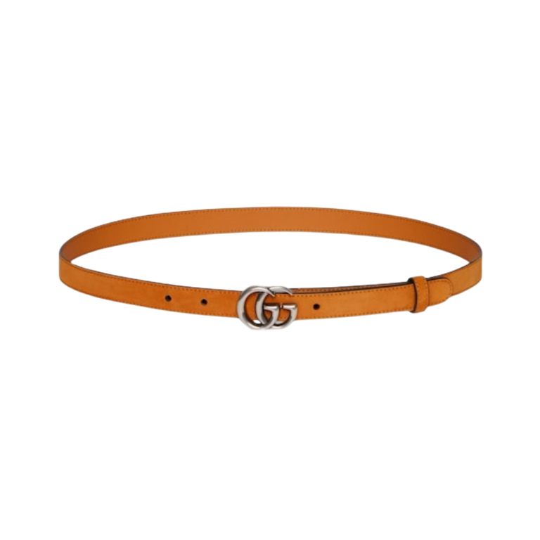 CINTURA - GUCCI SOTTILE MARMONT ARANCIONE