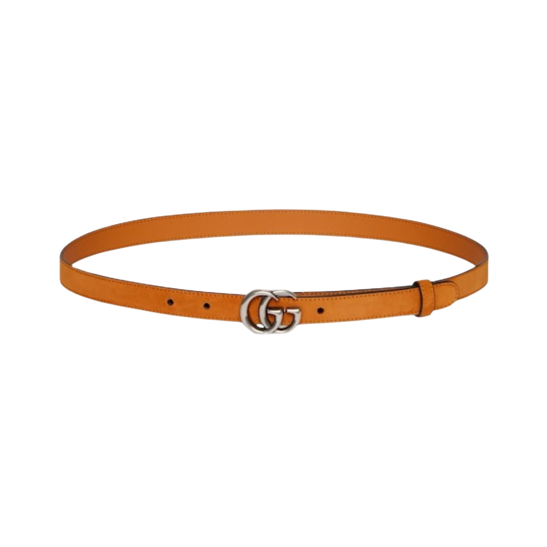 CINTURA - GUCCI SOTTILE MARMONT ARANCIONE