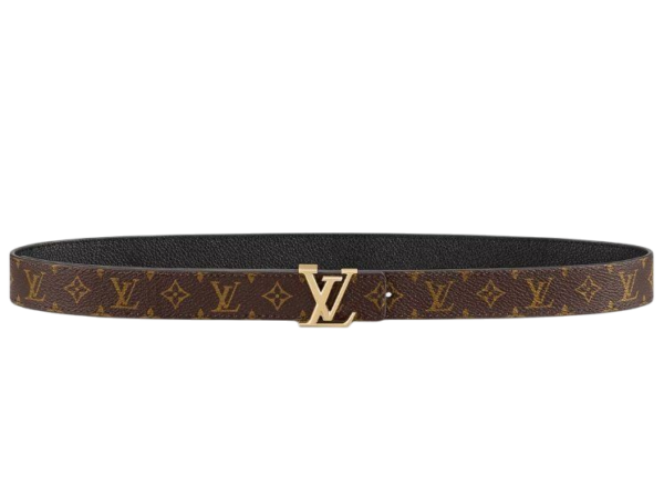 CINTURA -  LOUIS VUITTON REVERSIBILE NERO/MARRONE