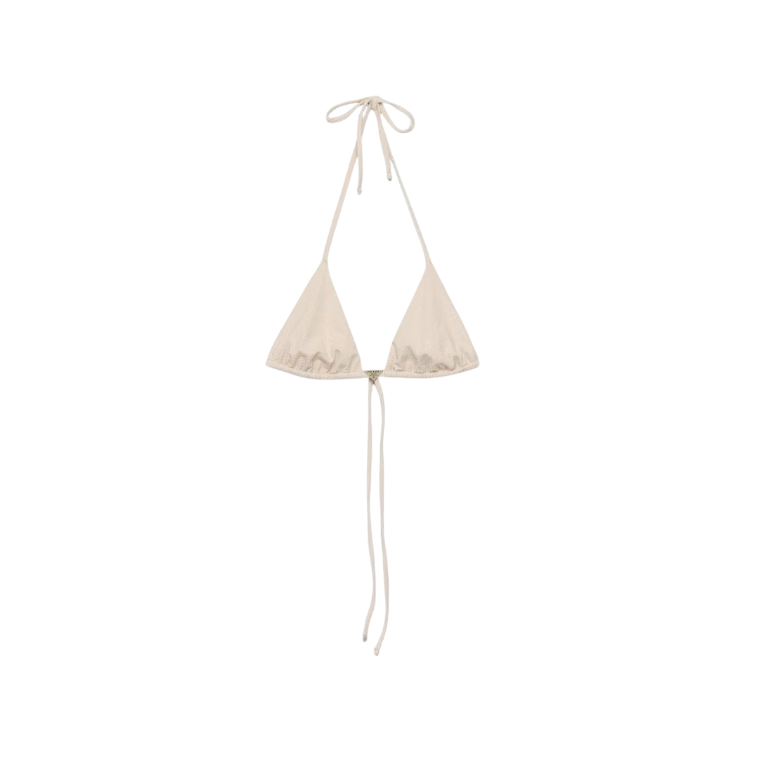 COSTUME - PRADA JERSEY TRIANGOLO NUDE/TRASPARENTE
