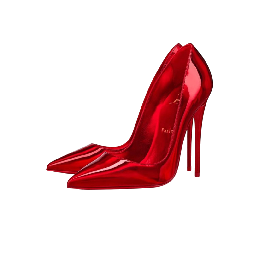 TACCHI - LOUBOUTIN DÈCOLLETÈ KATE ROSSO