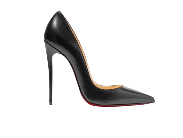 TACCHI - LOUBOUTIN DÈCOLLETÈ IN PELLE NERA KATE IN PELLE NERA SO 130
